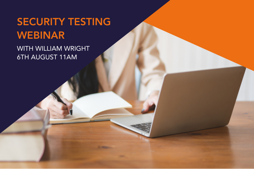 Security Testing Webinar Promo Banner